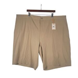 Peter Millar Shackleford Short Beige 48R Big & Tall Golf Performance Stretch NWT